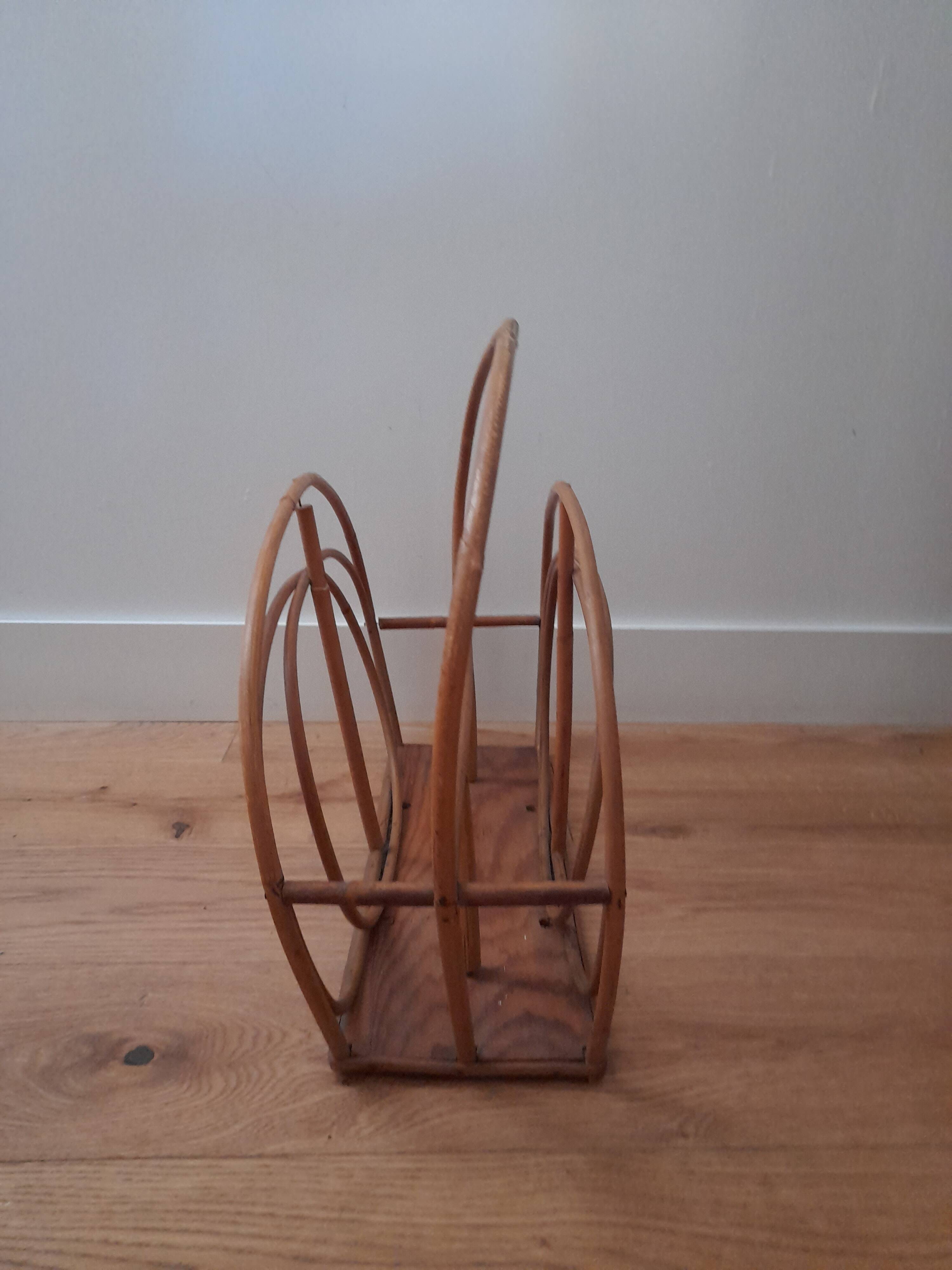 Rattan magazine door