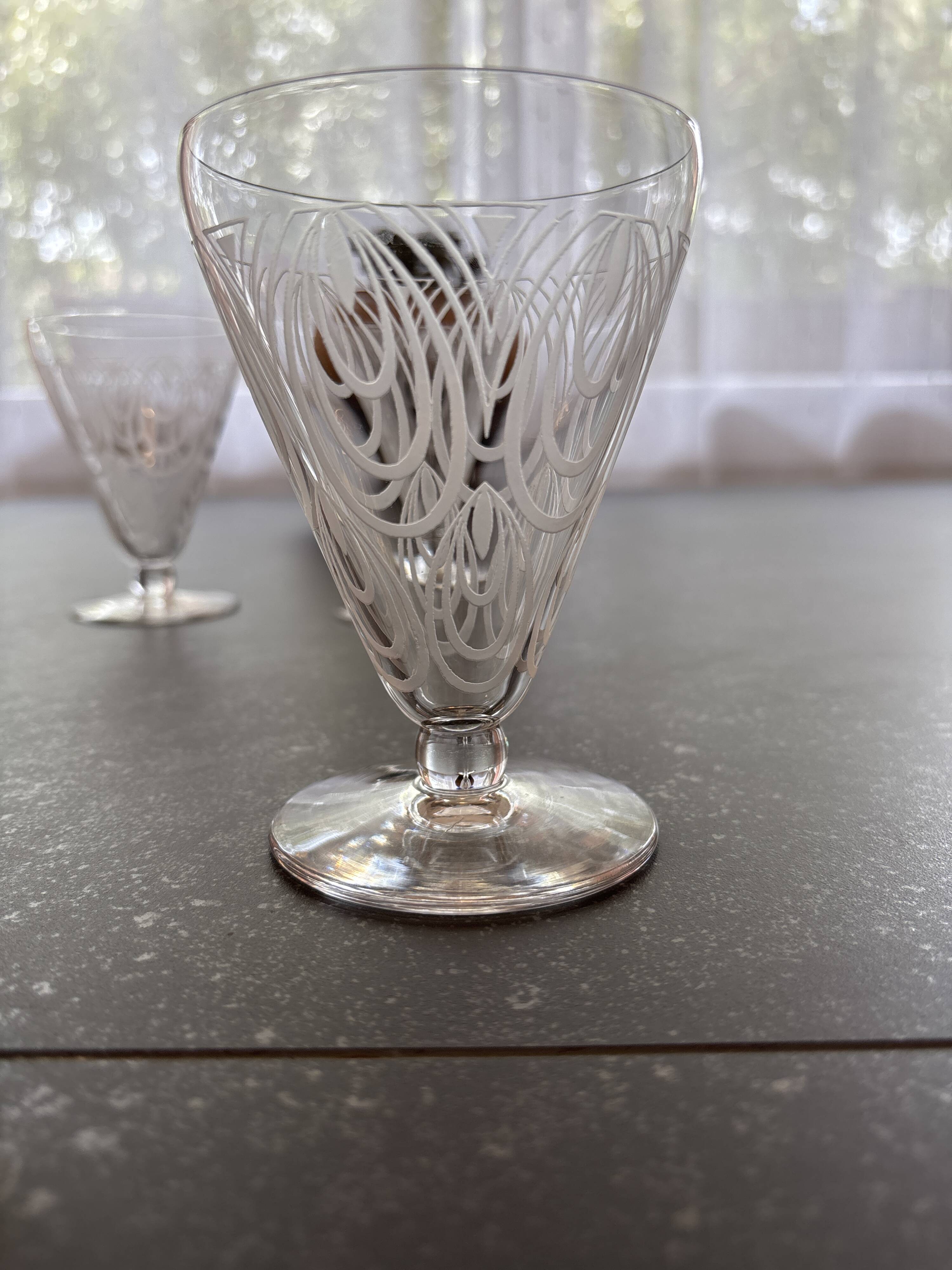 Verre cristal saint louis