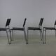 Set of four leather dining chairs by Martin Visser for Spectrum Holland