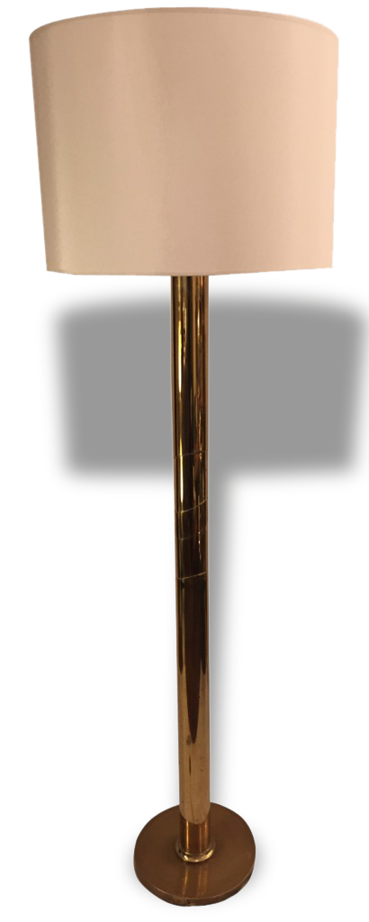 Circa 1970 Golden brass lamp