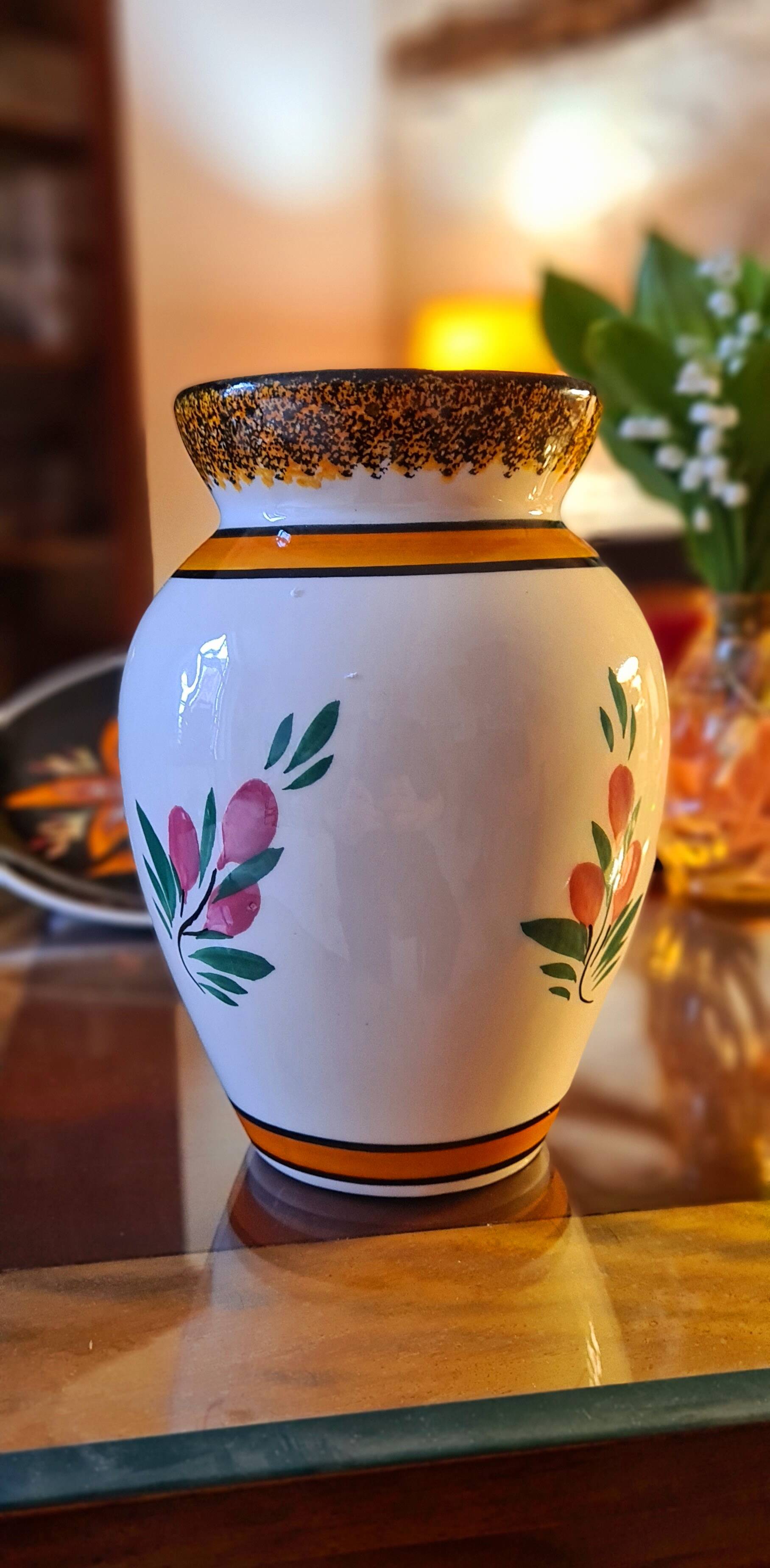 Henriot Quimper Vase