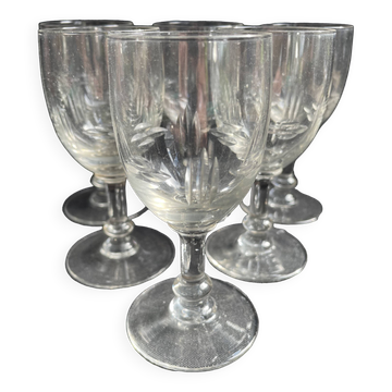 6 verres à porto vintage