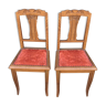 Chairs art deco in velvet