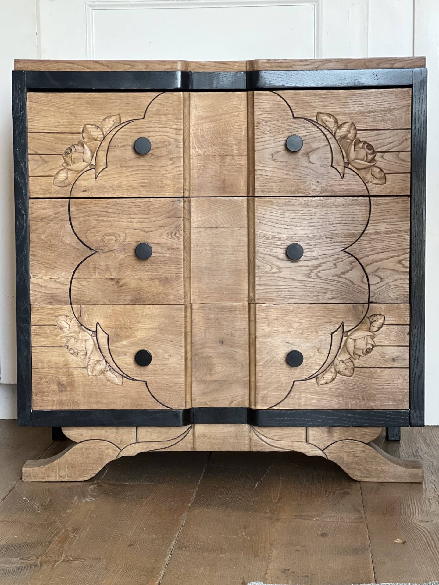 commode vintage relookée