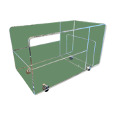Hi-fi furniture in plexiglass