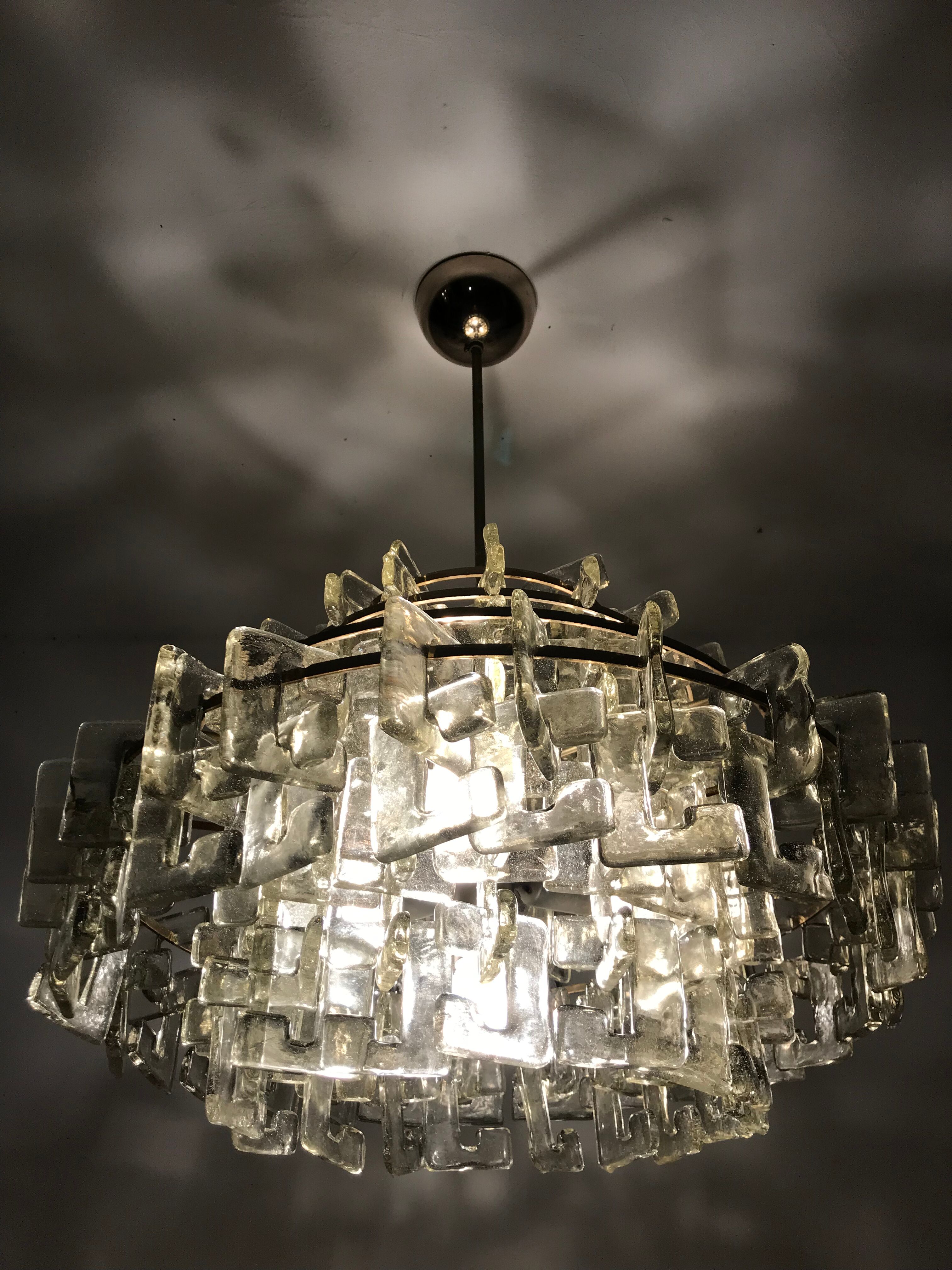 Carlo Nason glass chandelier