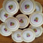 Lot of 12 dessert plates L'Amandinoise Coopélia