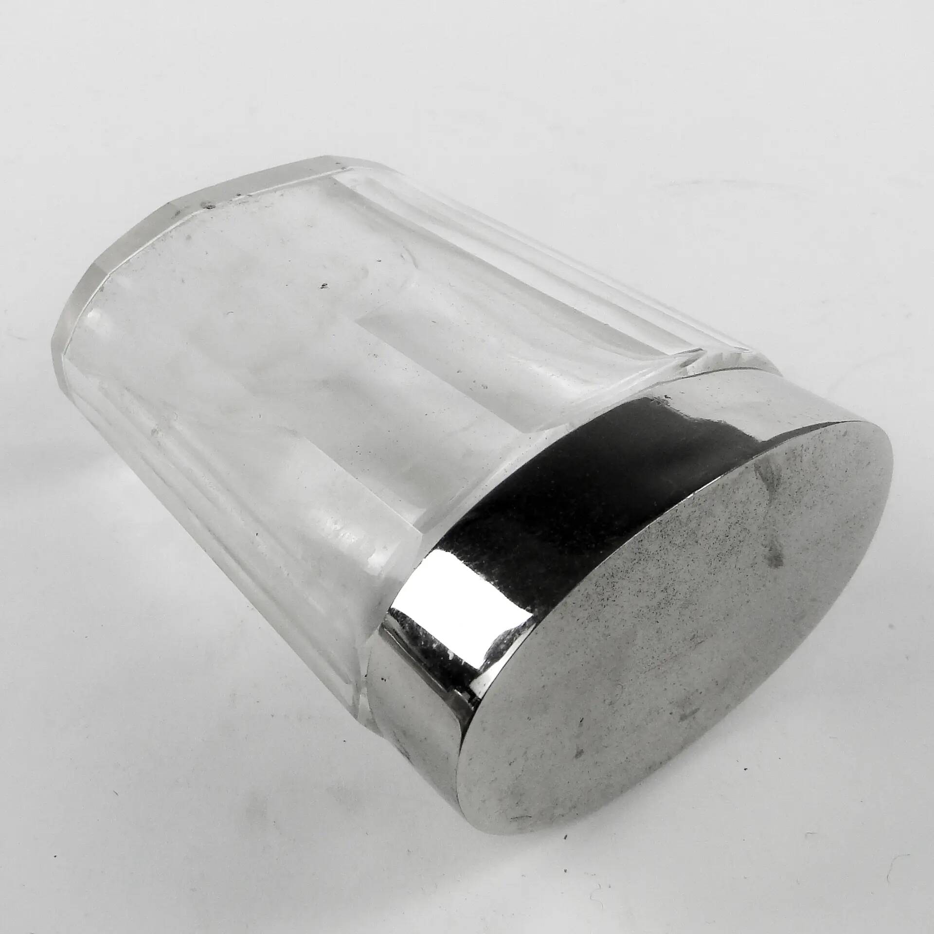 Art Deco perfume bottle, crystal, France, 1930s