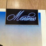 Affiche ancienne discothèque  "Martine's" Paris 16ème vintage