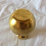 Vintage brass stair ball