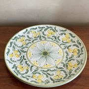 Plate, dish Falcone Cartagirone Italy lemon patterns