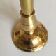 Brass Cash brewery counter plate on foot