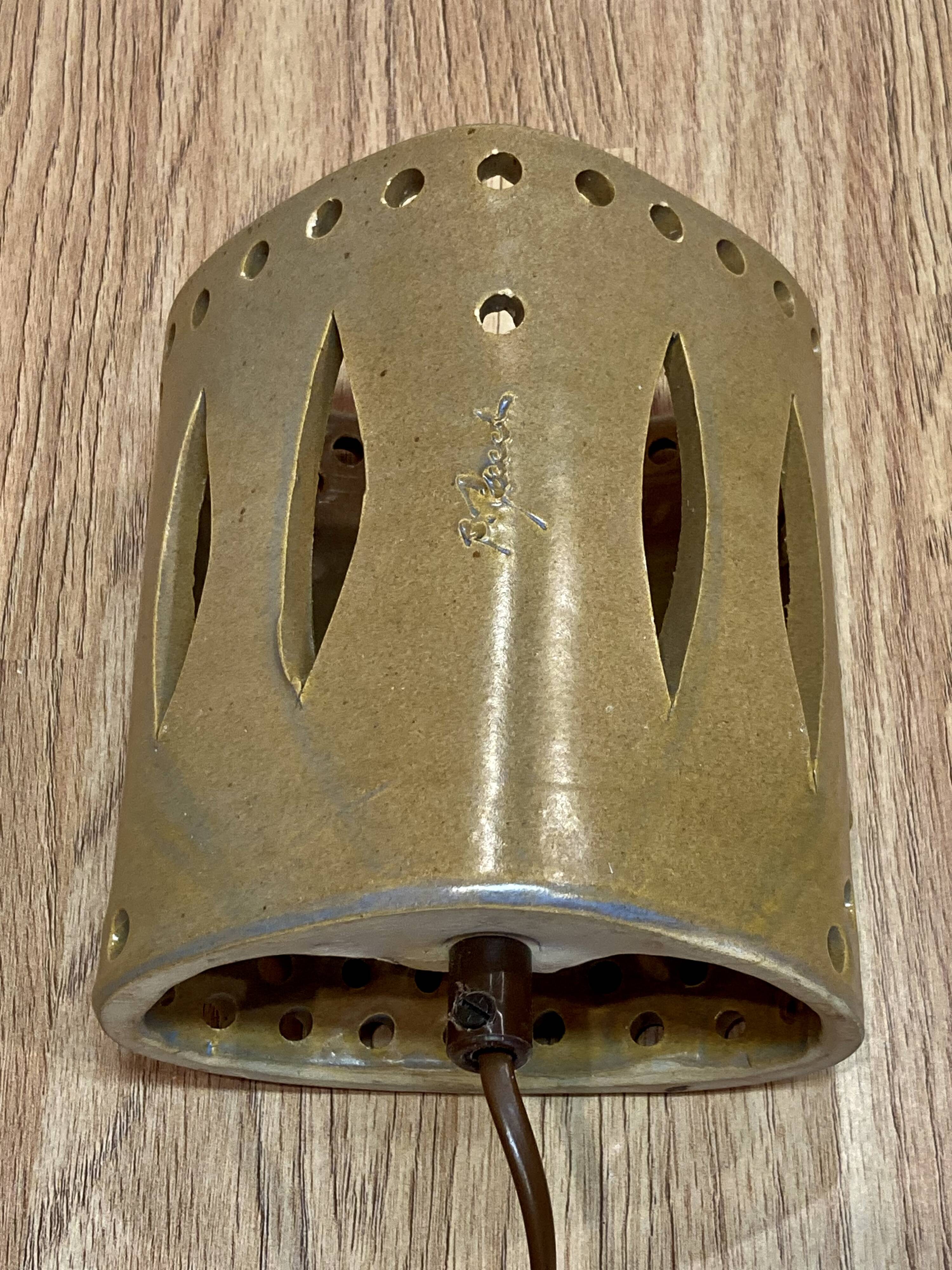 Ceramic wall light Design 1950.