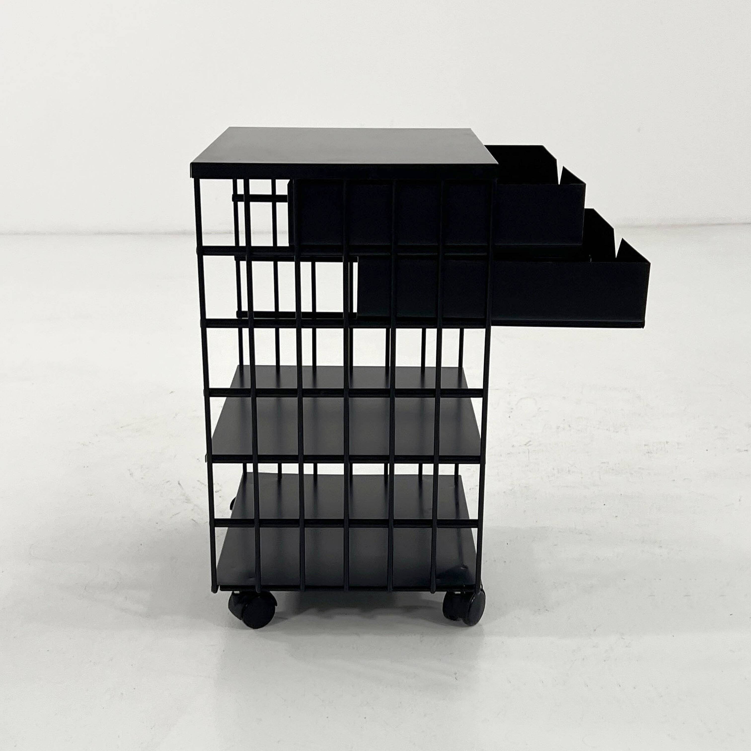 Like drawers on wheels by Bruna Rapisarda for Robots, 1980