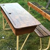 Double schoolboy desk