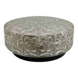 Glass ceiling light, 1960s