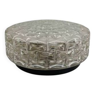 Glass ceiling light, 1960s