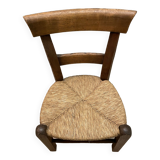 Small straw chair for children