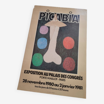 Francis Picabia Affiche exposition 1981
