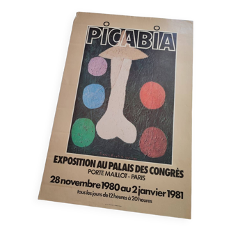 Francis Picabia Exhibition poster 1981
