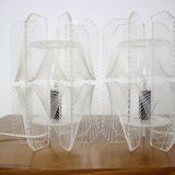 Paire de lampes de table en plastique, années 1960