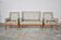 Vintage Ash Sofa & Chairs Set, 1930s, Set of 3