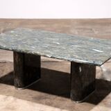 Vintage Italian natural stone Coffee Table – Elegant Long Design