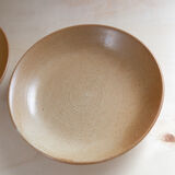 6 hollow plates gres village france