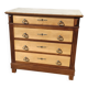 Ancienne commode, plateau en marbre blanc