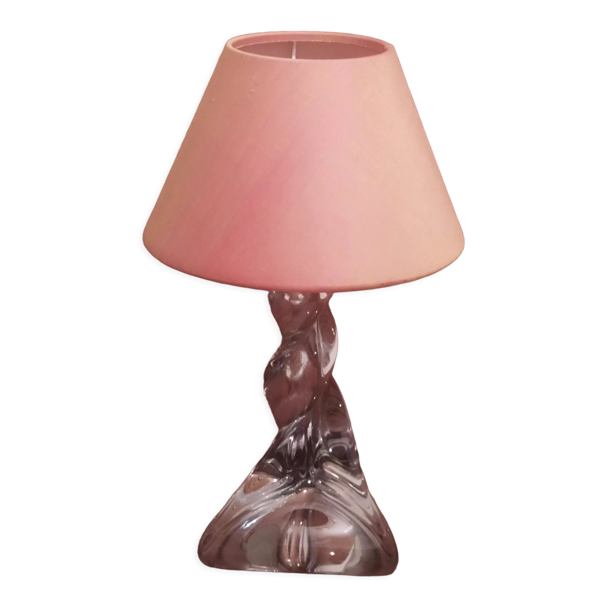 Crystal lamp foot of Lorraine Lambert les Bitche