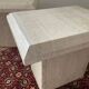 Duo of vintage travertine coffee tables and side tables