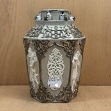 Gray & silver vase