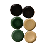 6 assiettes plates Ceramart