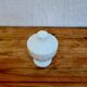 Vintage opaline glass bonbonnière with lid