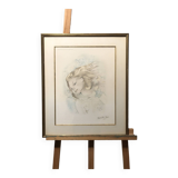 Drawing of a woman