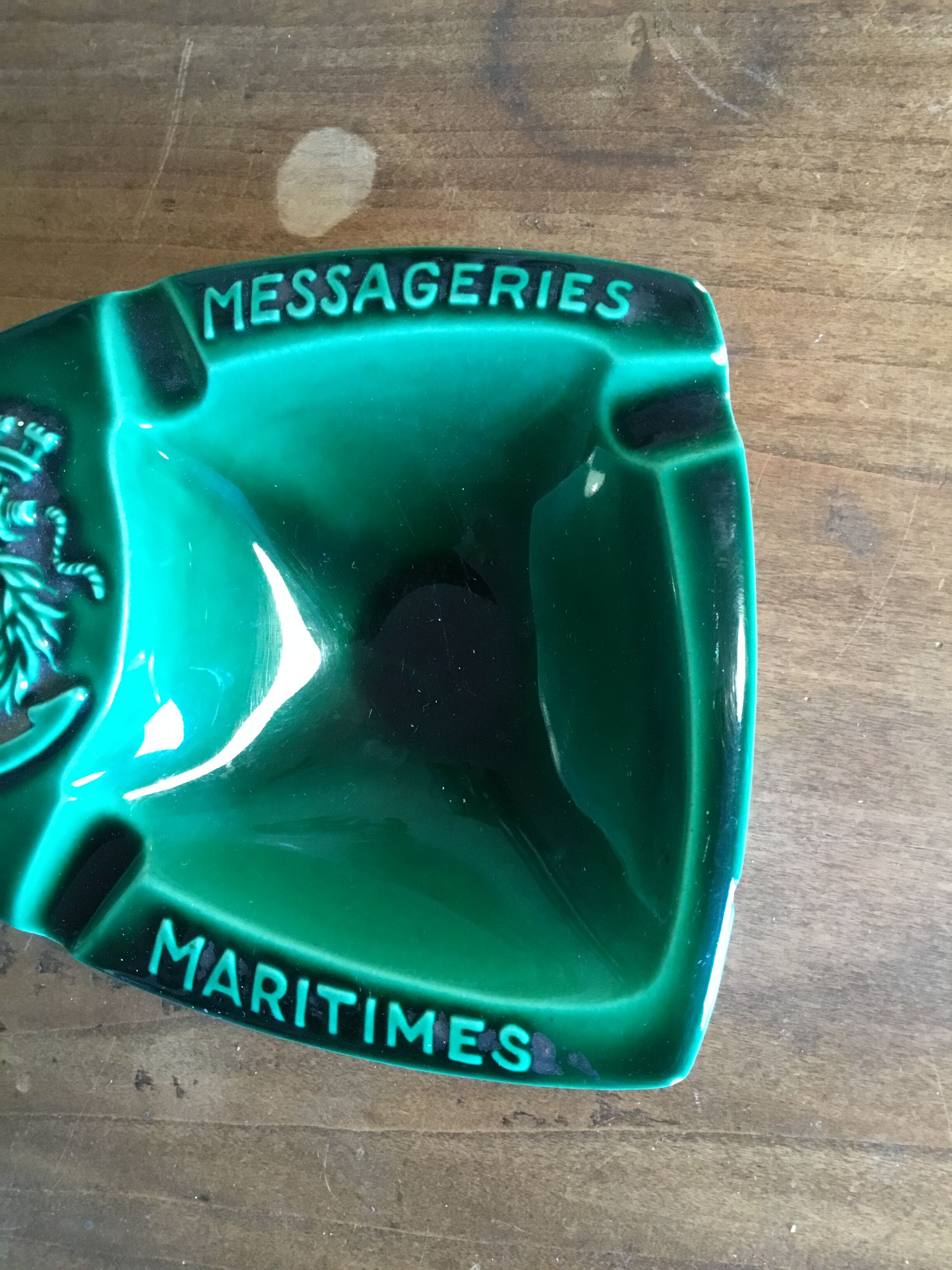 Cendrier vide poche messageries maritimes