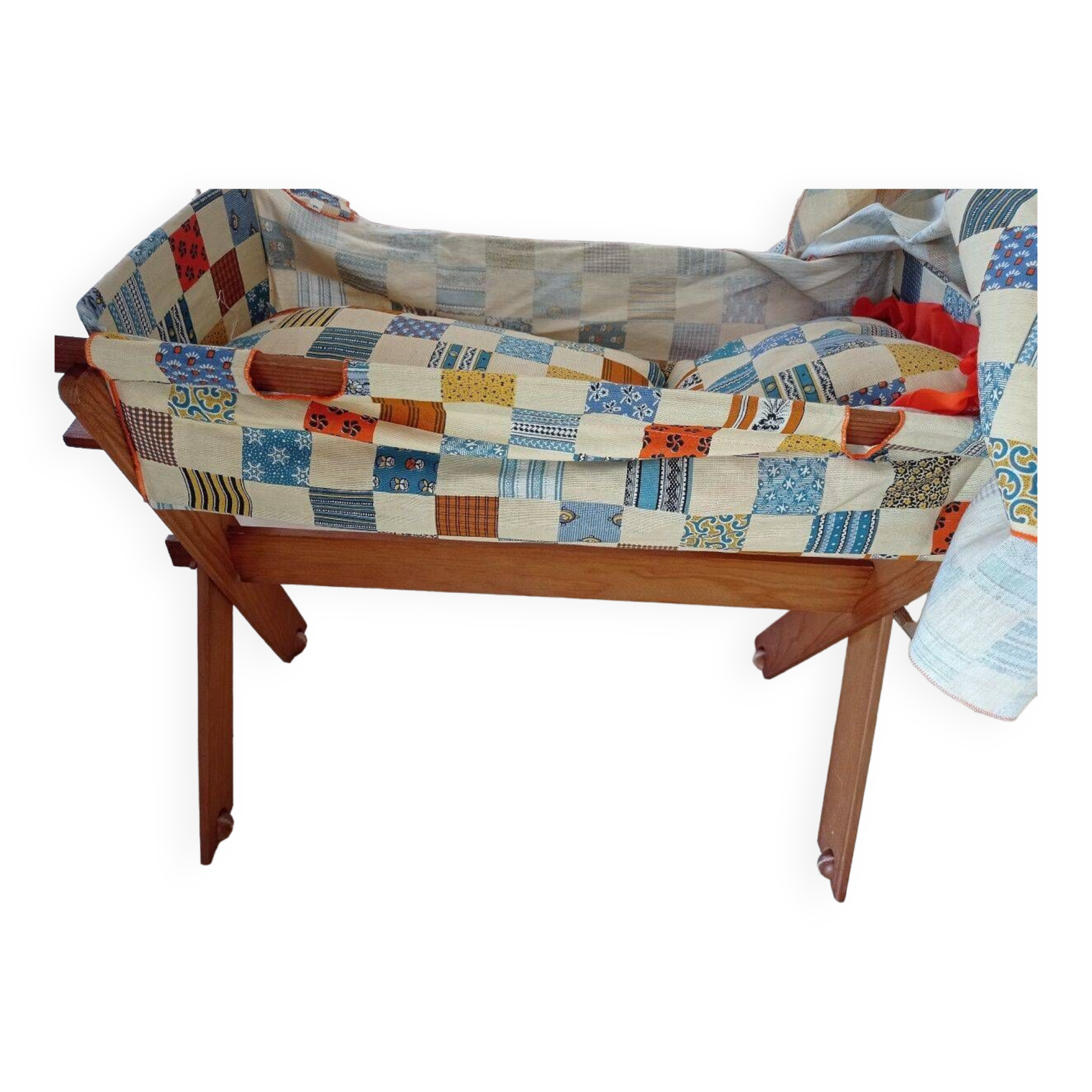 Wooden cradle for dolls/infants