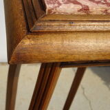 High harness, double tops, marble top