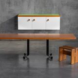 Wall mounted cabinet by Charlotte Perriand for Les Arcs, France, 1970s