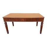 Antique writing table in mahogany, Louis Philippe style, Austria, 19th century.