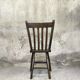 Vintage English wooden chair from 1917