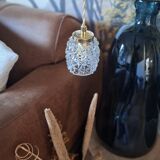 Vintage cut glass portable lamp