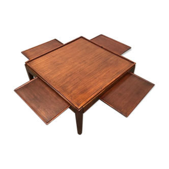 Scandinavian system coffee table, in solid wood