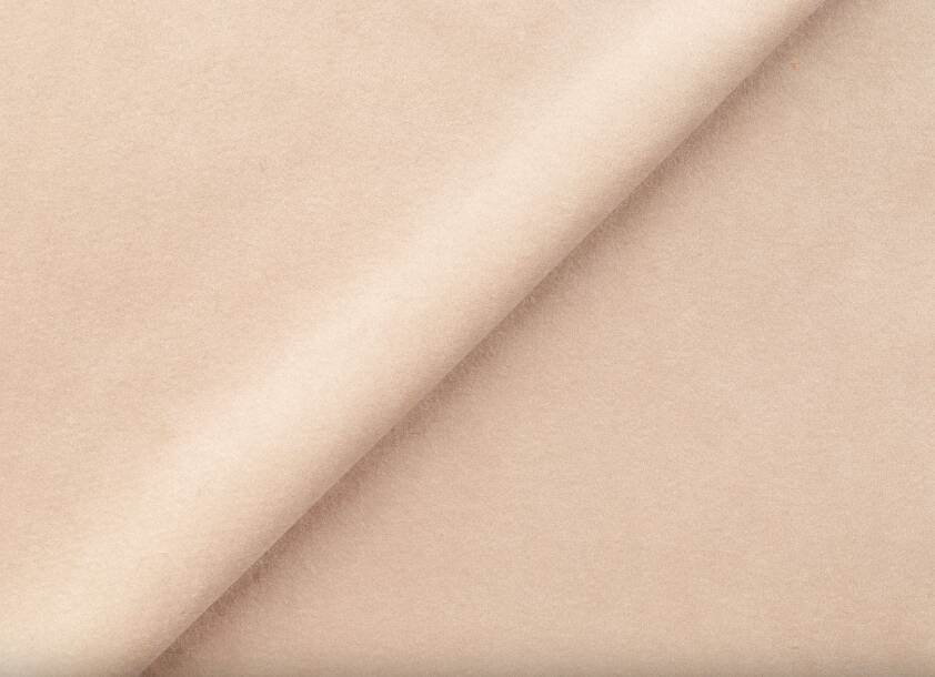 Sofa KOPENHAGA beige velour, Scandinavian design