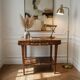 Table d'appoint Art déco en noyer flammé, 1930