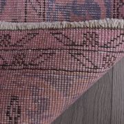 Tapis décoratif en laine noué à la main rose, sku 1917