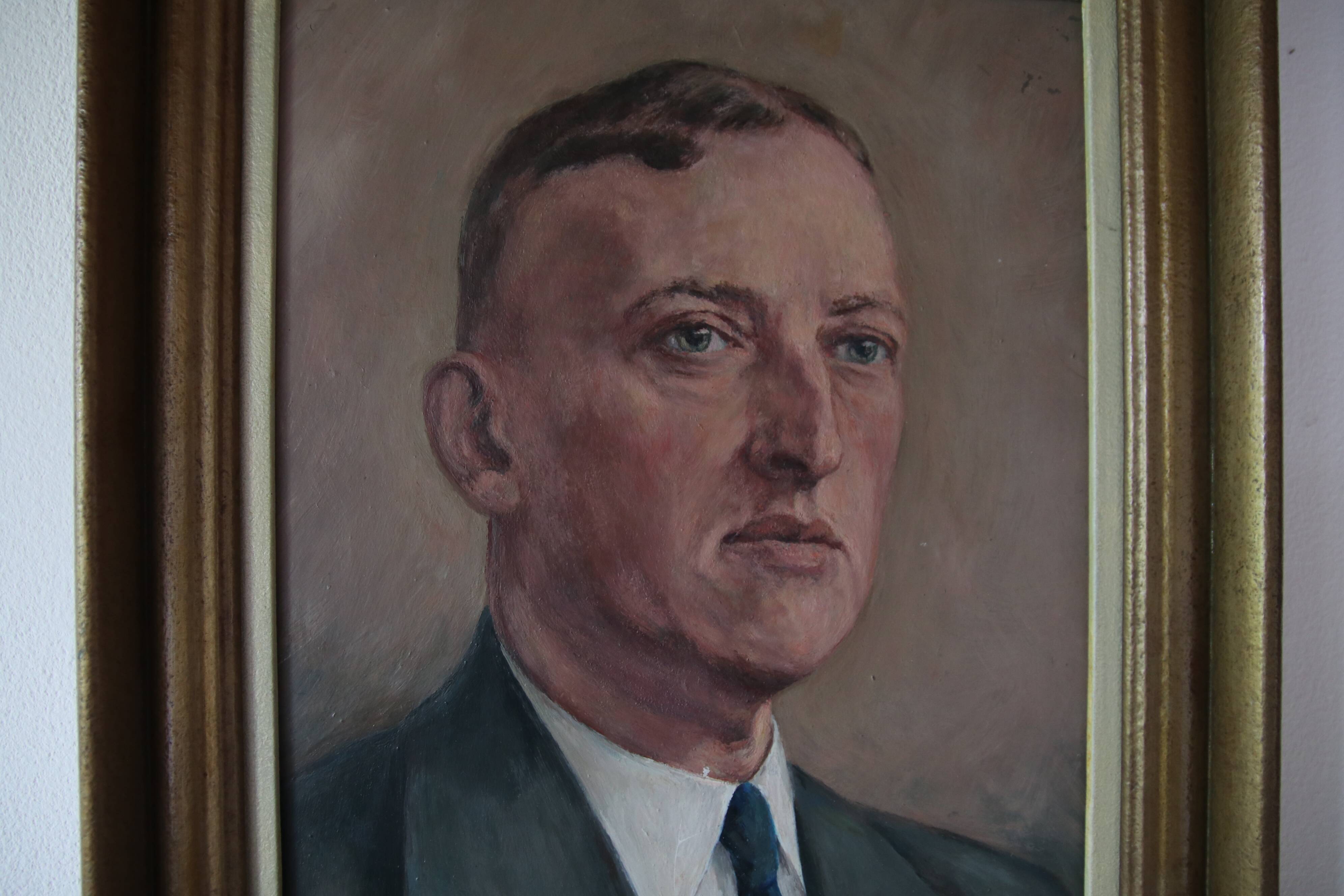 Impressionist oil painting portrait