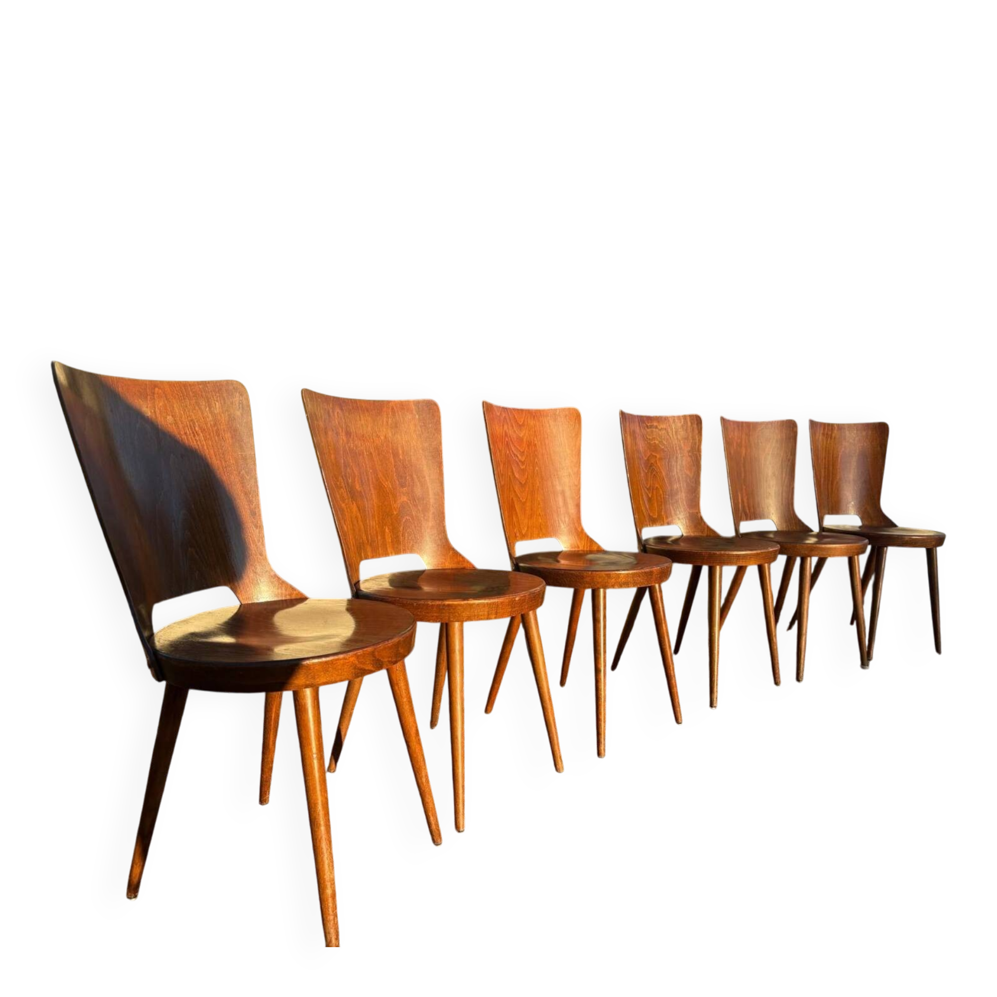 Set of 6 Baumann bistro chairs