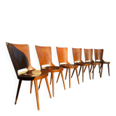 Lot de 6 chaises de bistrot Baumann