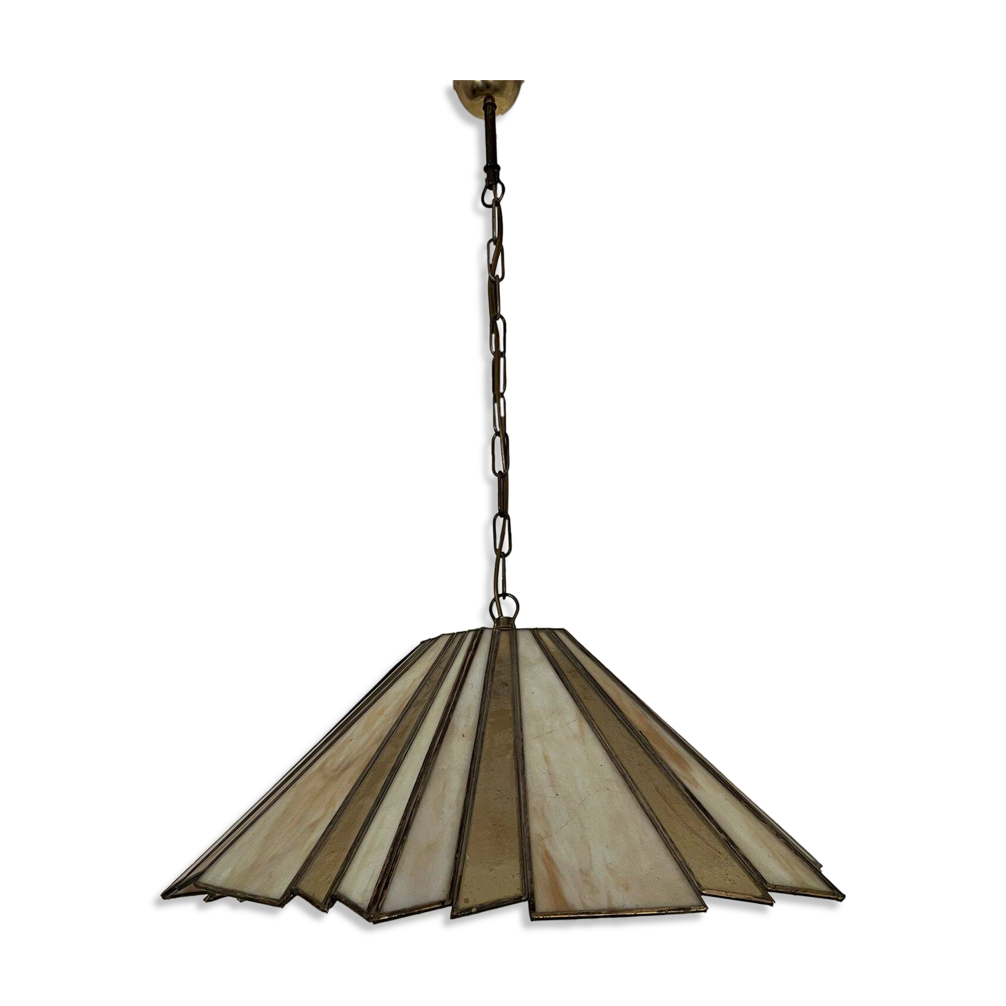 Tiffany glass art deco pendant light